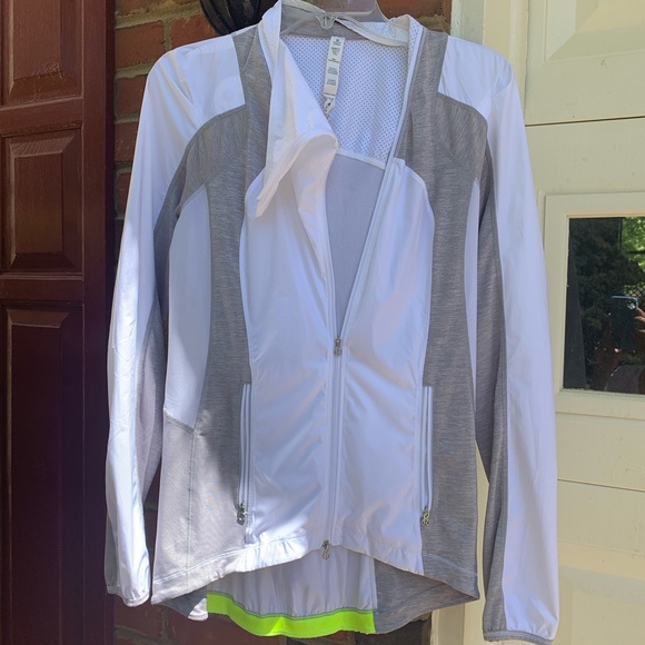 lululemon athletica Jackets & Blazers - Lululemon white and gray jacket